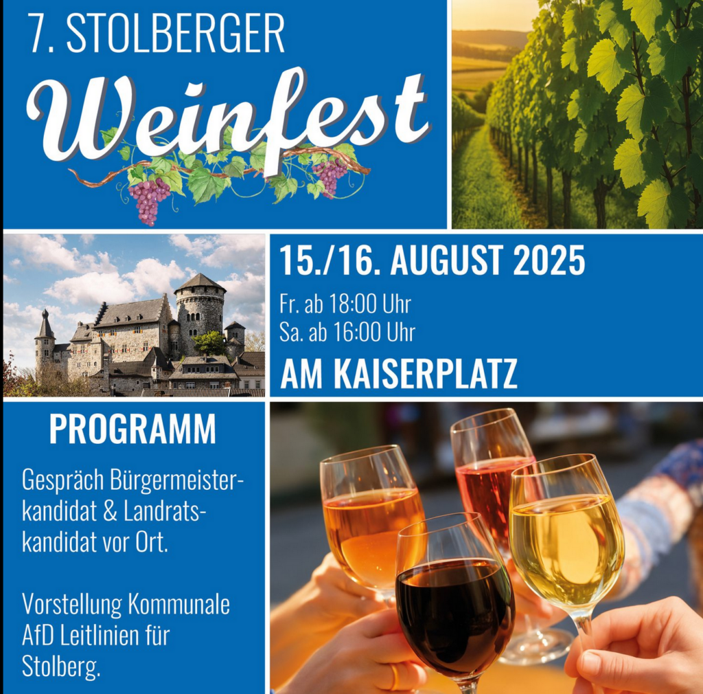 AfD beim Stolberger Weinfest