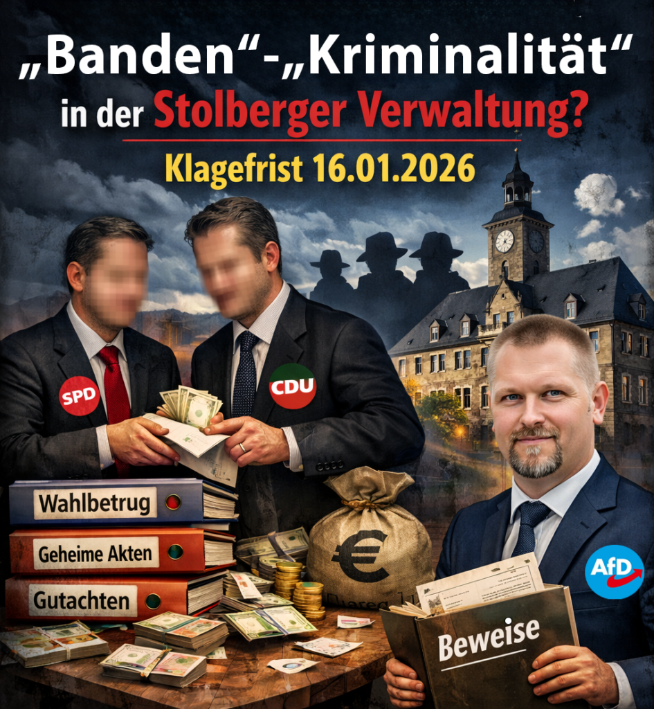 Bandenkriminalität in der Stolberger Verwaltung